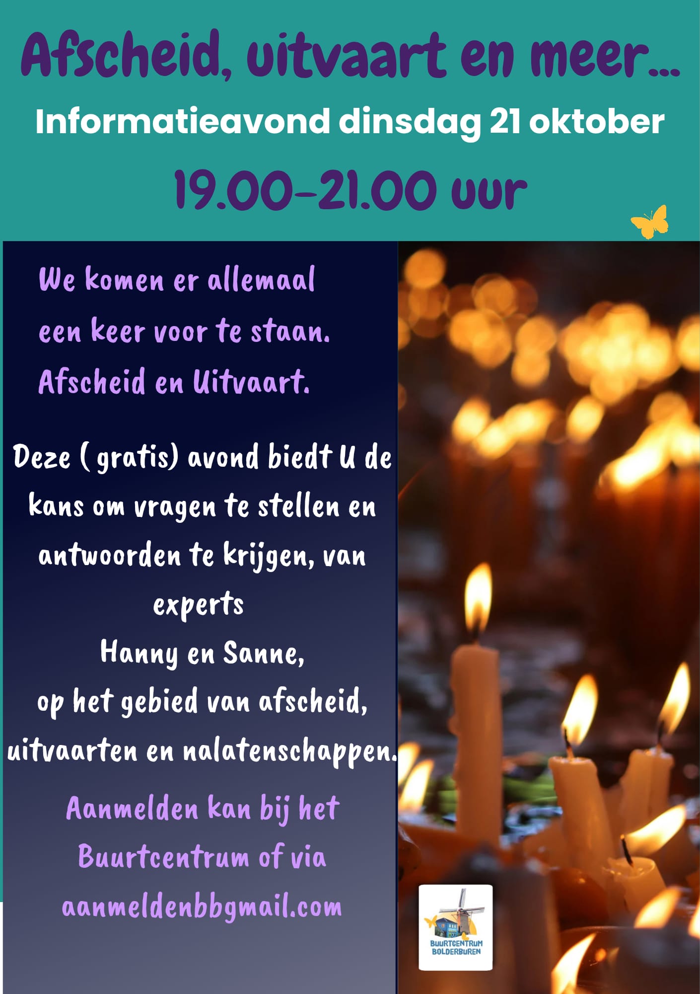 Informatieavond voor Culemborgers over Afscheid en Uitvaarten en meer